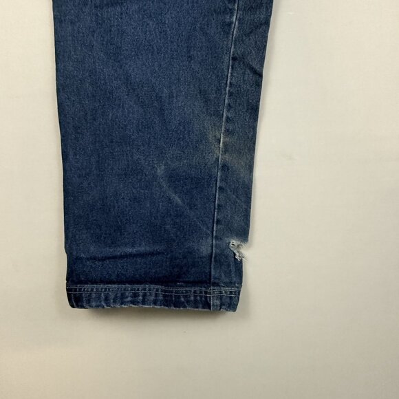 Vintage 90's Fubu Jeans Men's 34x34 Cargo Deep Pocket Relaxed Fit Faded Denim - Picture 14 of 16